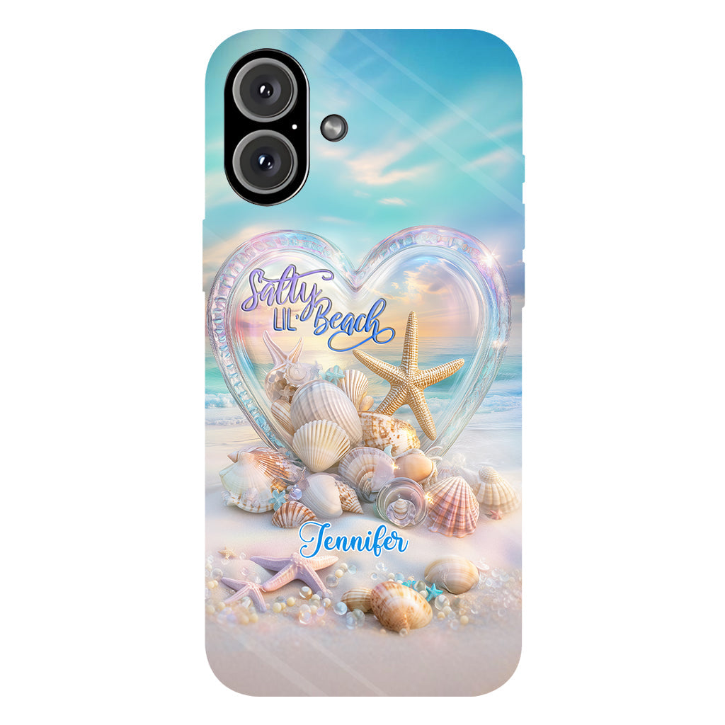 Salty Lil Beach - Coque de téléphone personnalisée pour amoureux de la mer avec impression intégrale