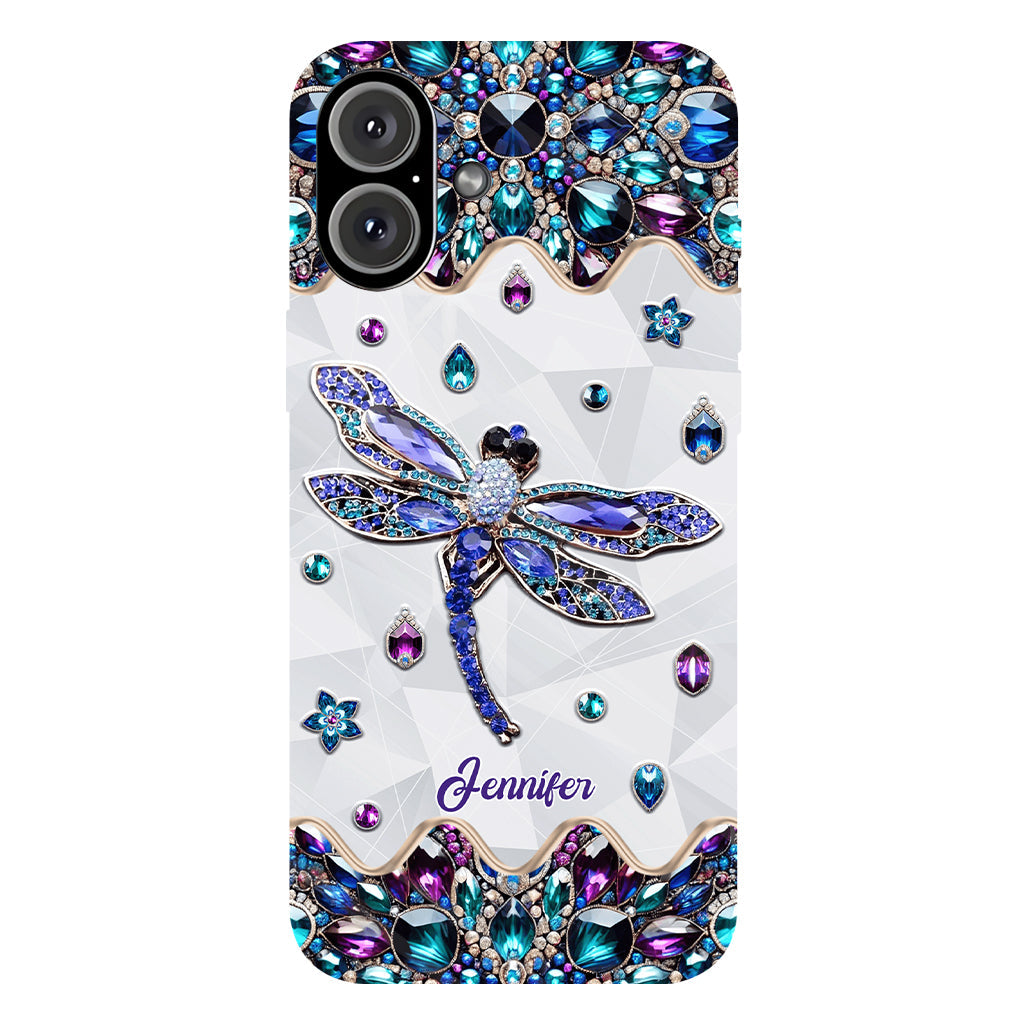Love Dragonfly - Personalized Dragonfly Full Print Phone Case