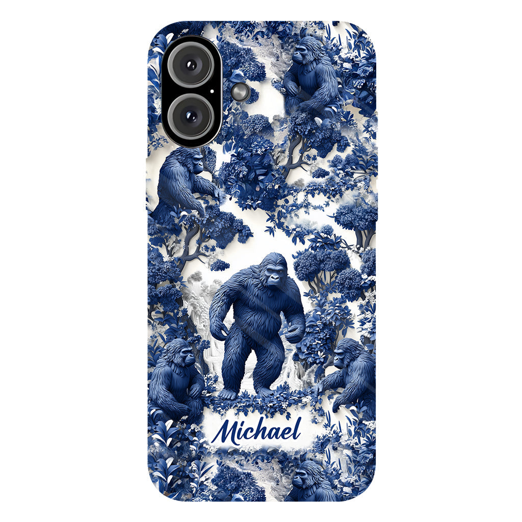Bigfoot Summer Vibes - Personalized Hiking Full Print Phone Case