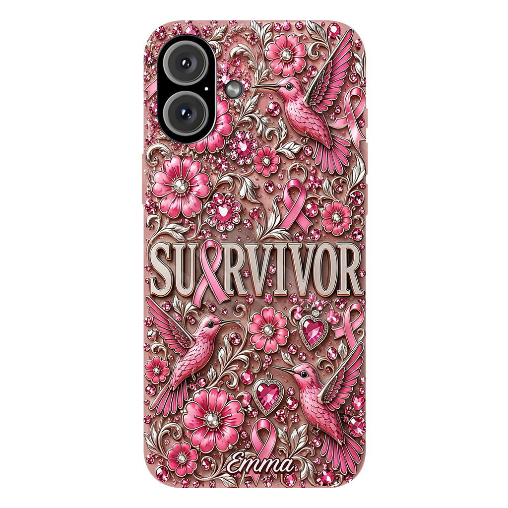 Breast Cancer Awareness - Personalized Breast Cancer Awareness Full Print Phone Case