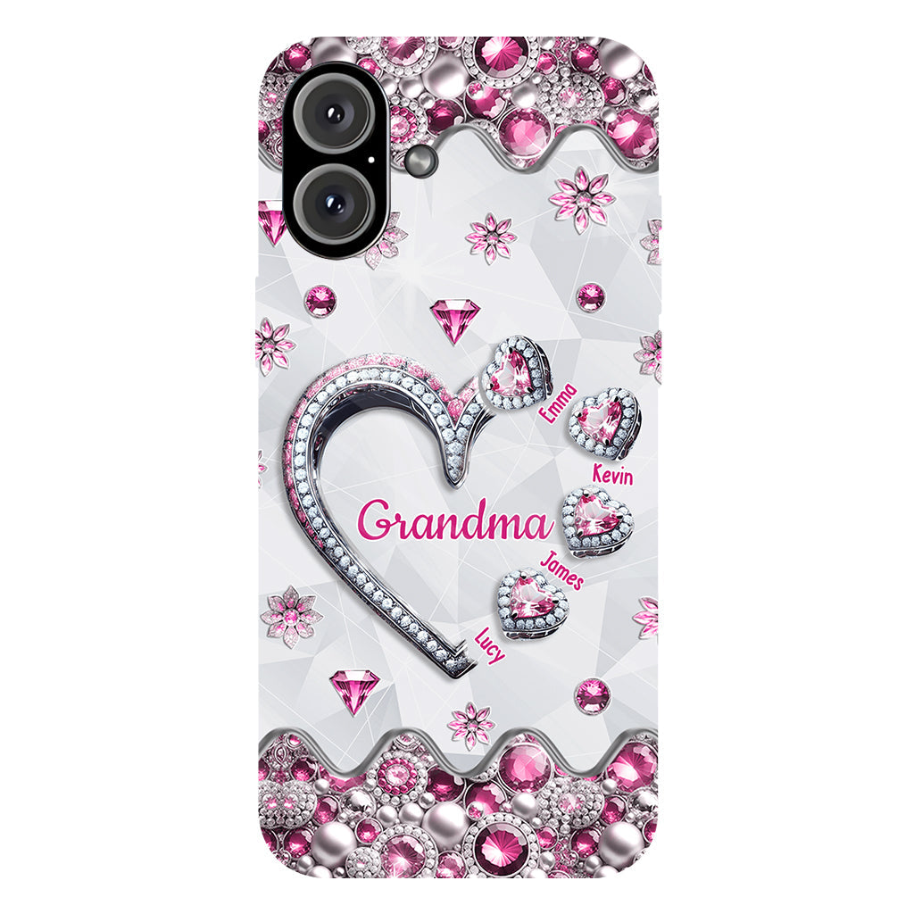 Cadeau pour grand-mère, maman… - Coque de téléphone personnalisée avec impression intégrale « Grand-mère »