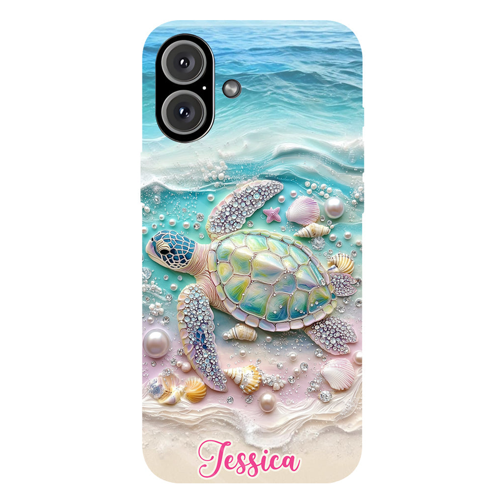 Love Turtles - Personalized Turtle Full Print Phone Case