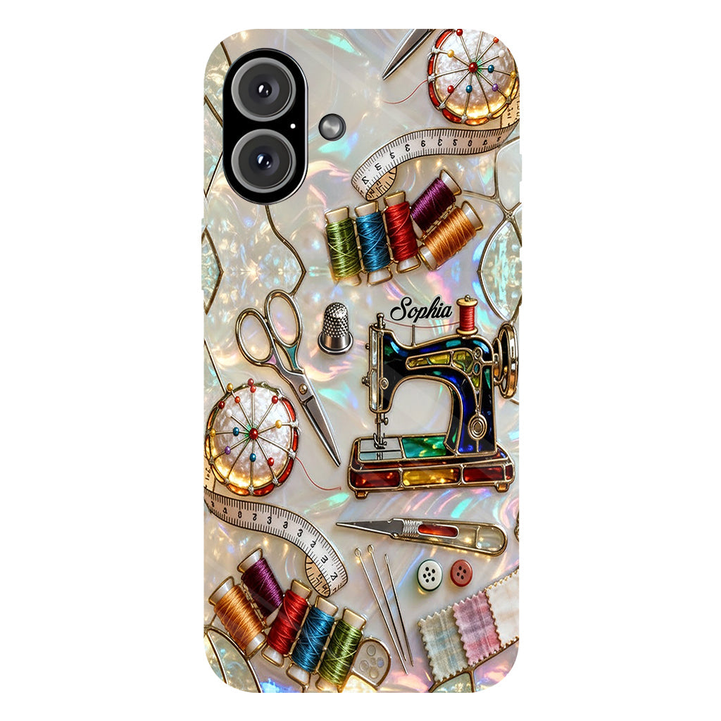 Coque de téléphone personnalisée « Couture » ​​avec imprimé intégral