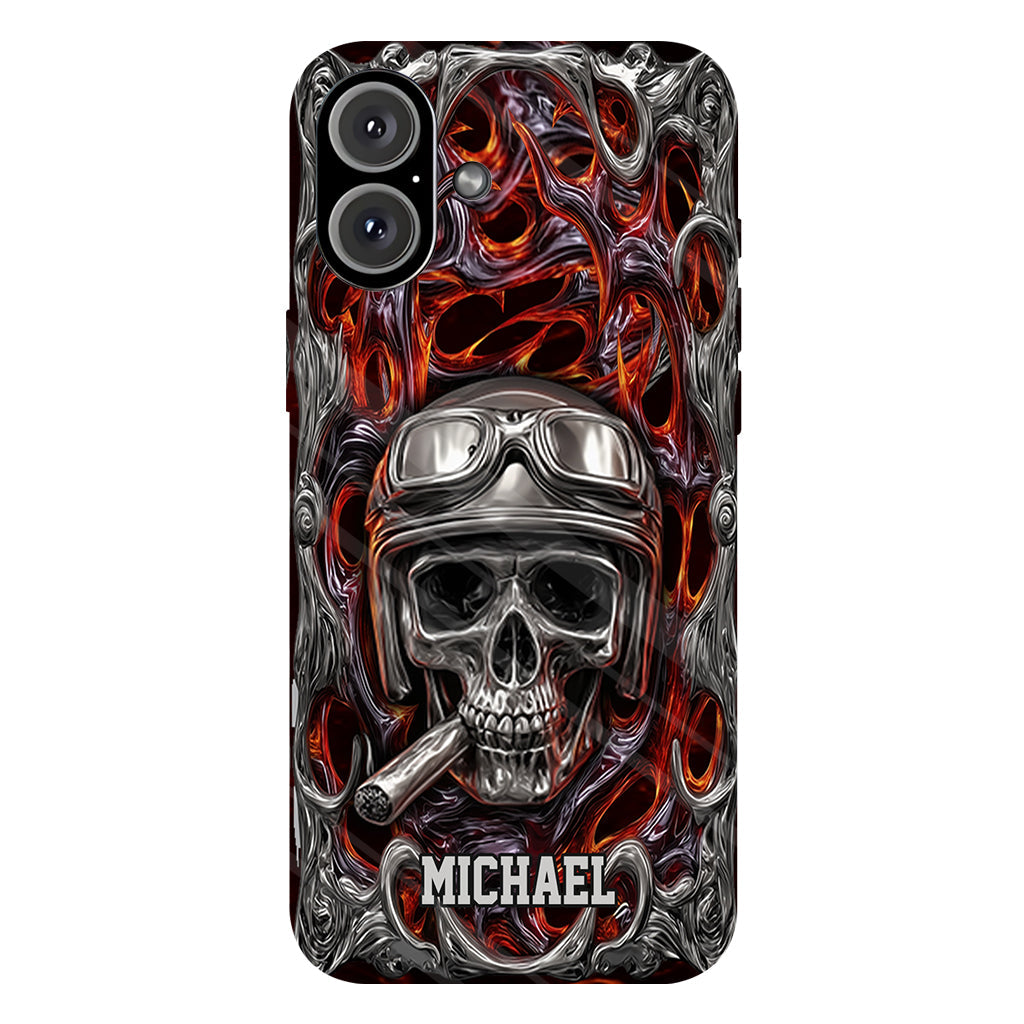 Ride Or Die - Coque de téléphone personnalisée pour motard avec impression intégrale