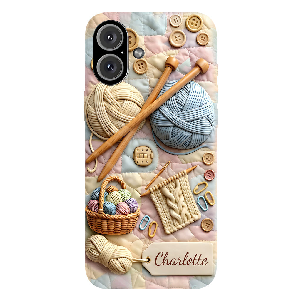 Coque de téléphone personnalisée « Couture » ​​avec imprimé intégral