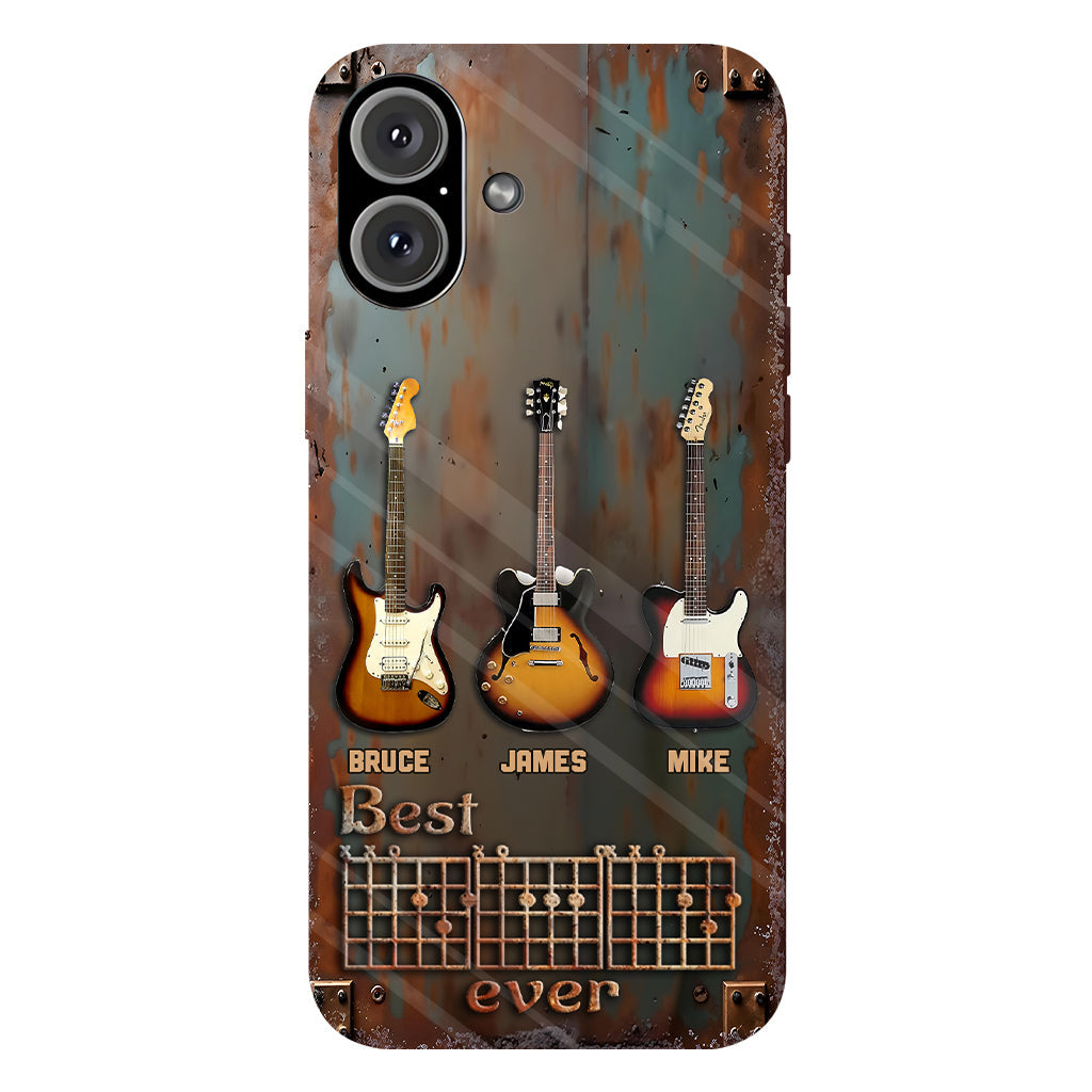 Best Guitar Dad Ever - Personalized Guitar Full Print Phone Case