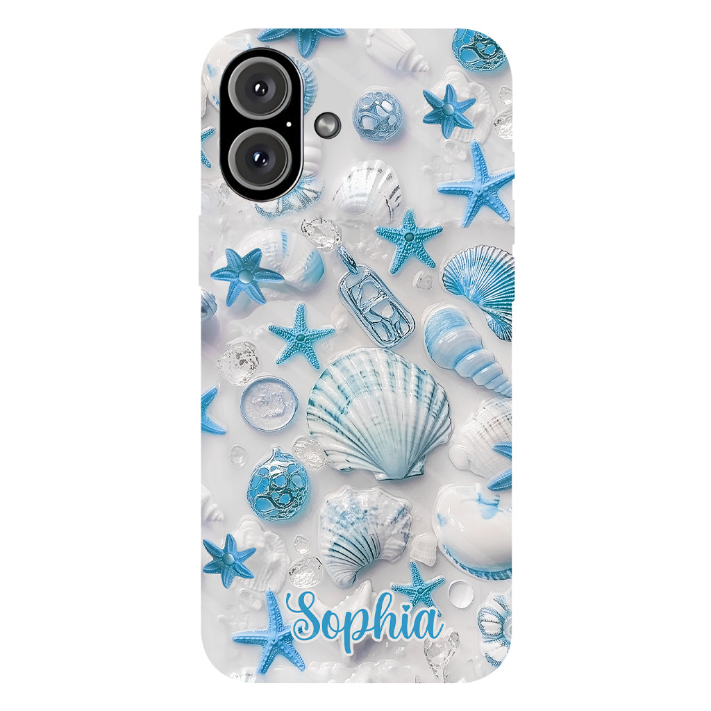Beach Lovin' Girl - Personalized Sea Lover Full Print Phone Case