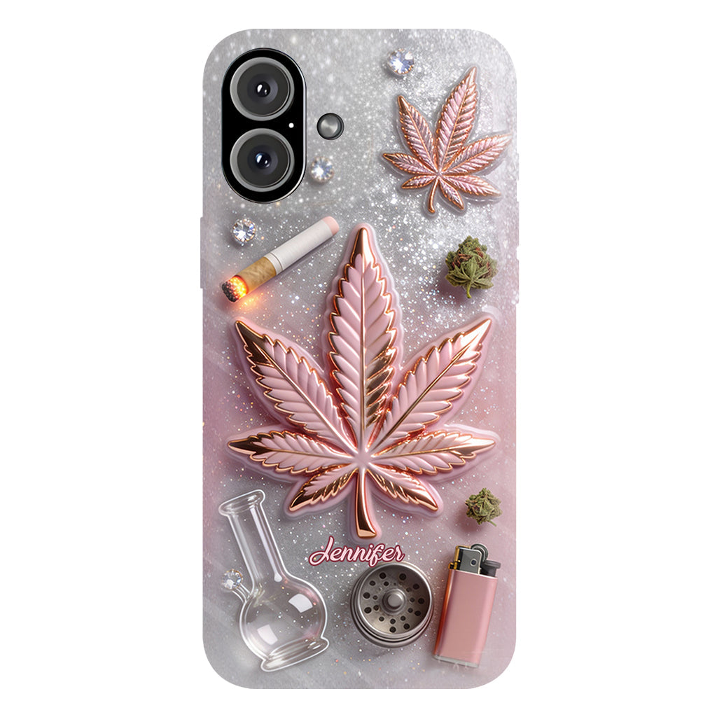 Coque de téléphone Magic Leaf - Motif cannabis personnalisé