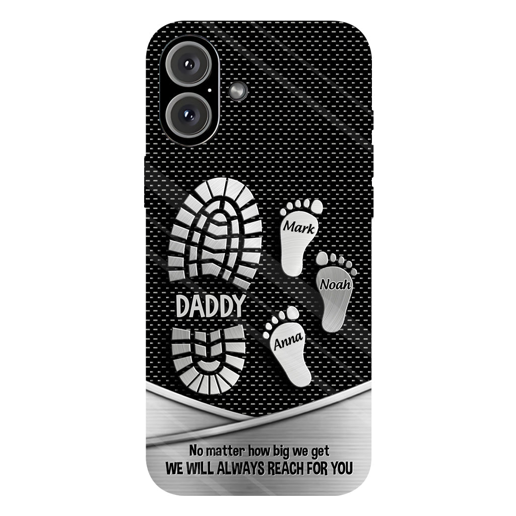 Your Footsteps Led Our Way - Personalized Father Full Print Phone Case