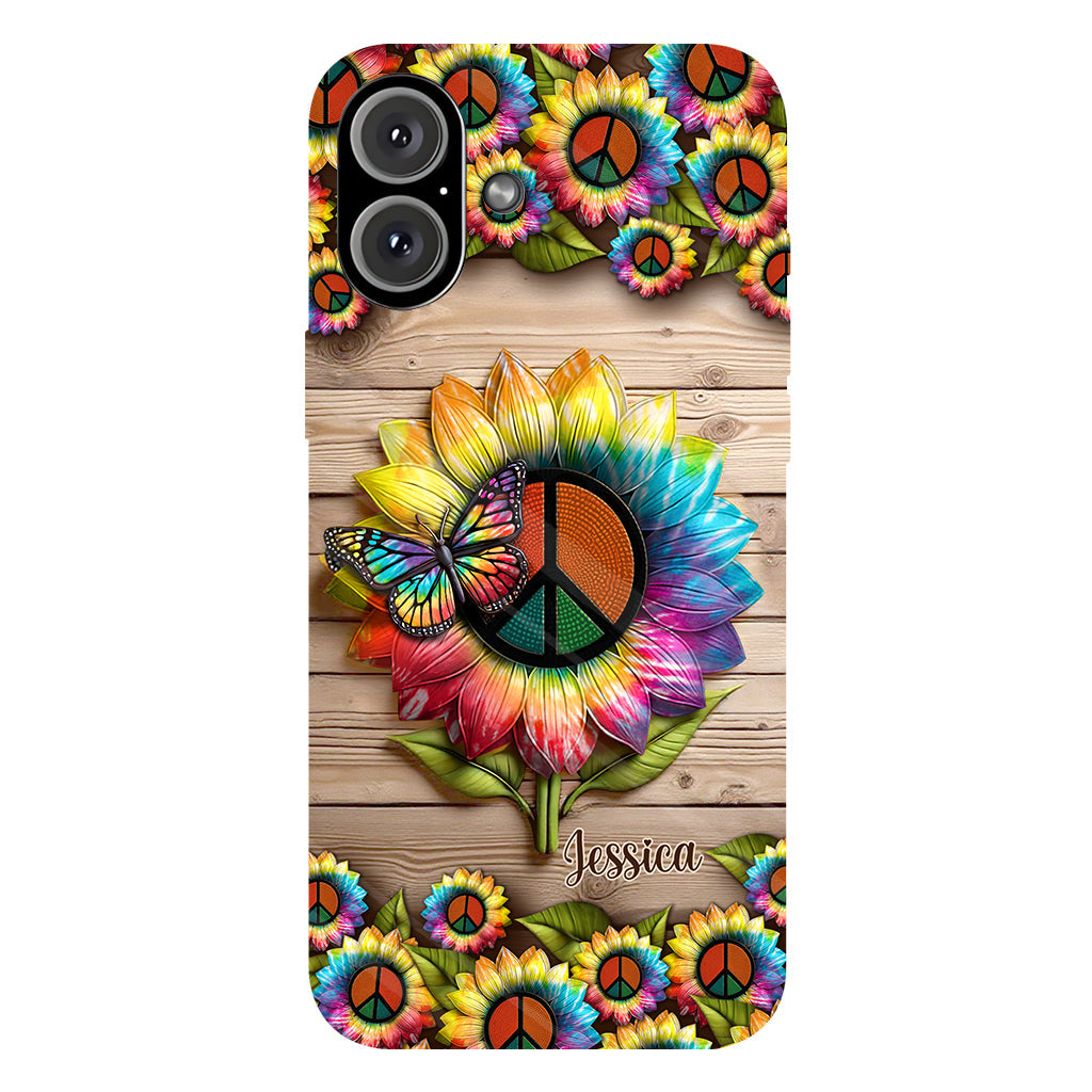 Coque de téléphone personnalisée Hippie Soul - Motif hippie intégral