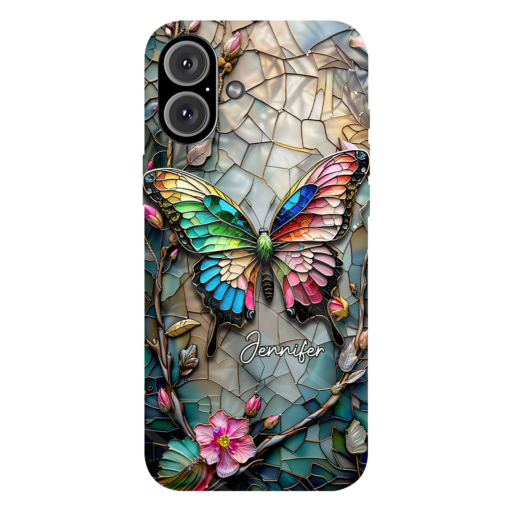 Love Butterflies - Personalized Butterfly Full Print Phone Case
