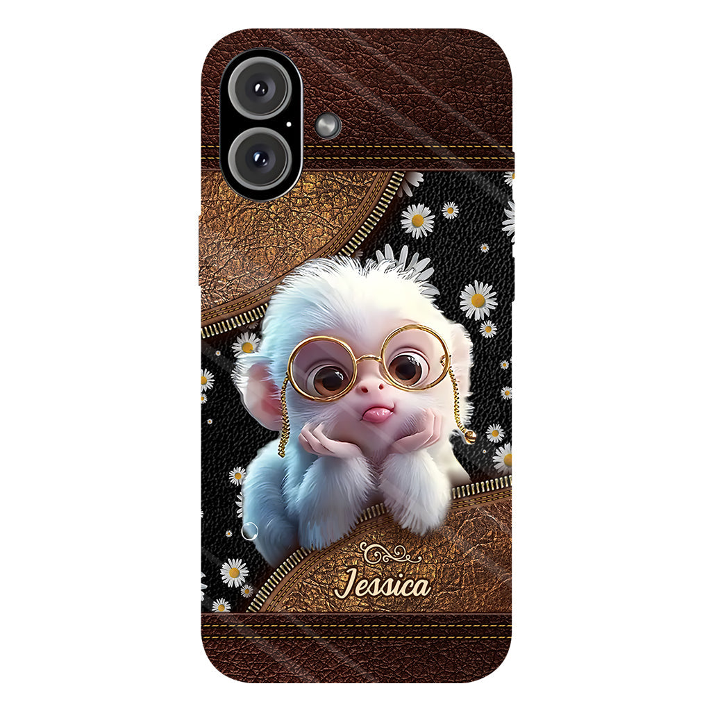 Cute Monkey - Personalized Full Print Phone Case