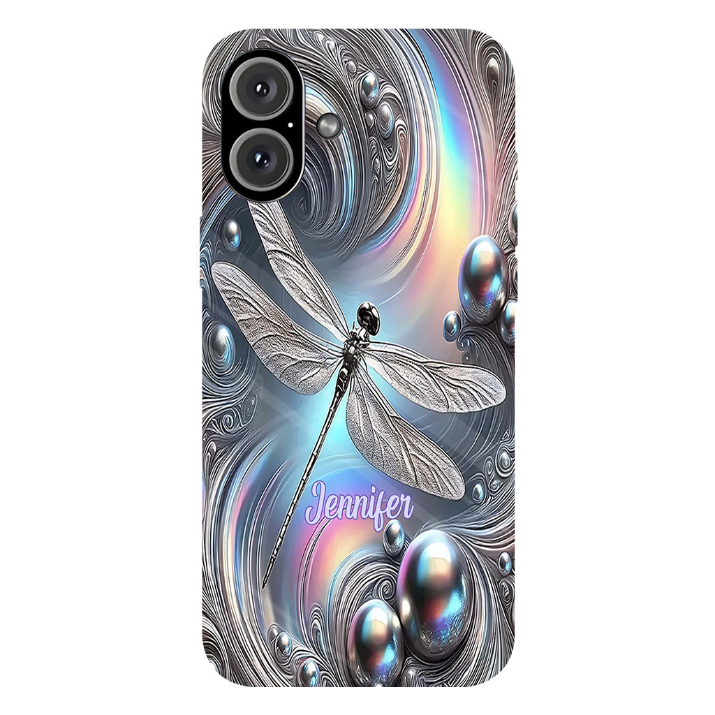 Magnifique libellule - Coque de téléphone personnalisée avec motif libellule intégral