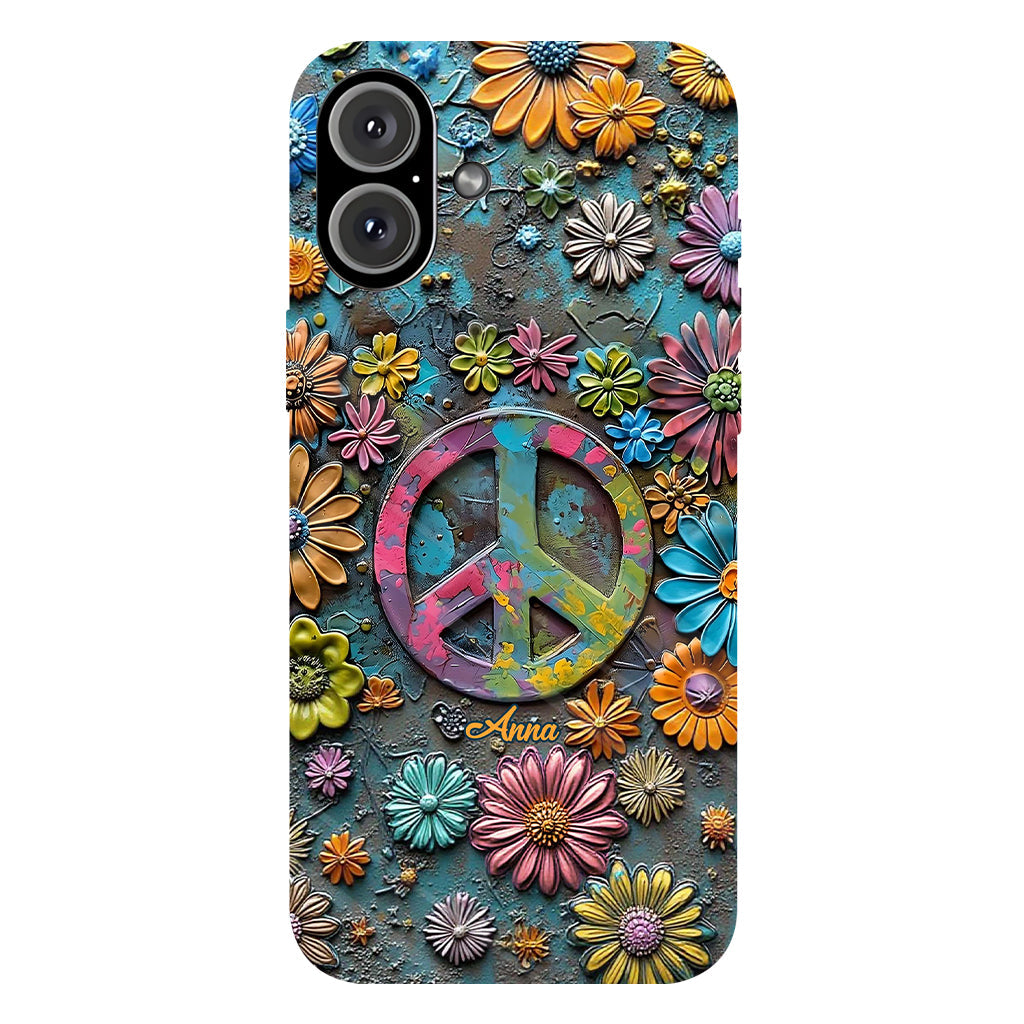Coque de téléphone personnalisée Hippie Soul - Motif hippie intégral