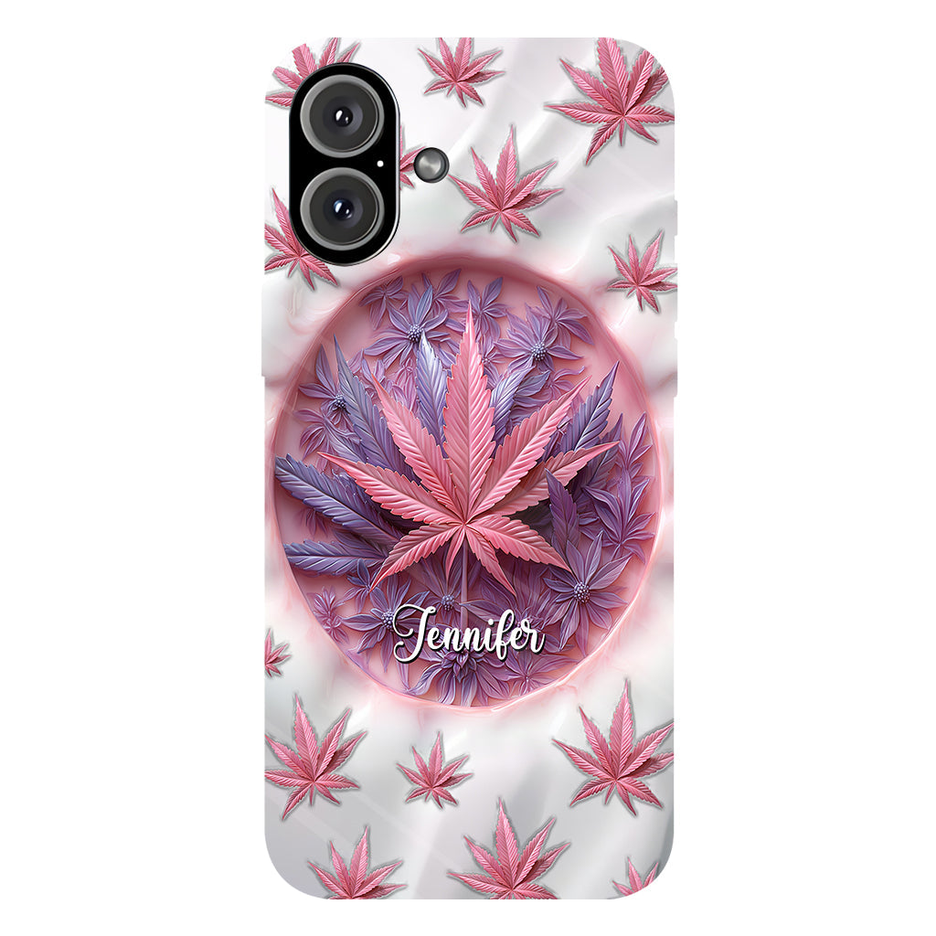 High Life - Personalized Weed Full Print Phone Case