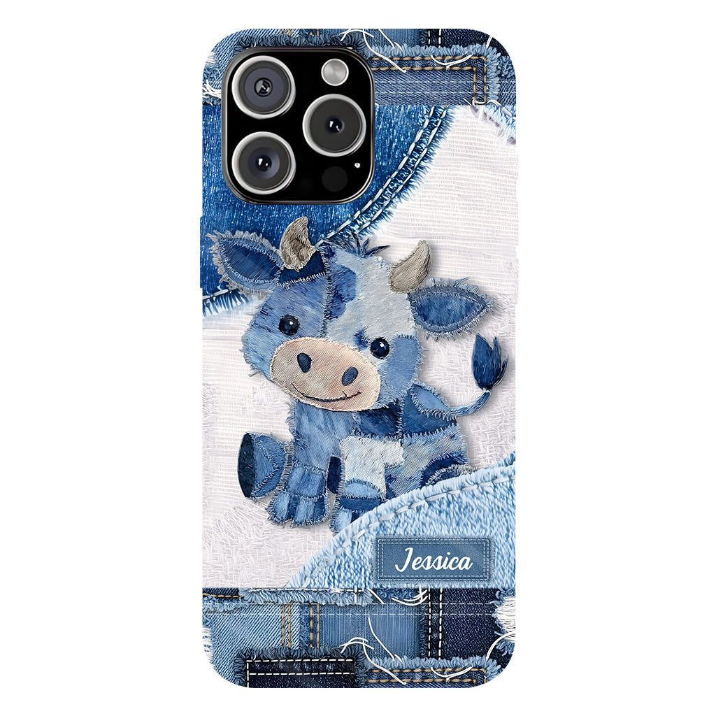 Coque de téléphone personnalisée avec imprimé vache des Highlands - Mignonne vache des Highlands