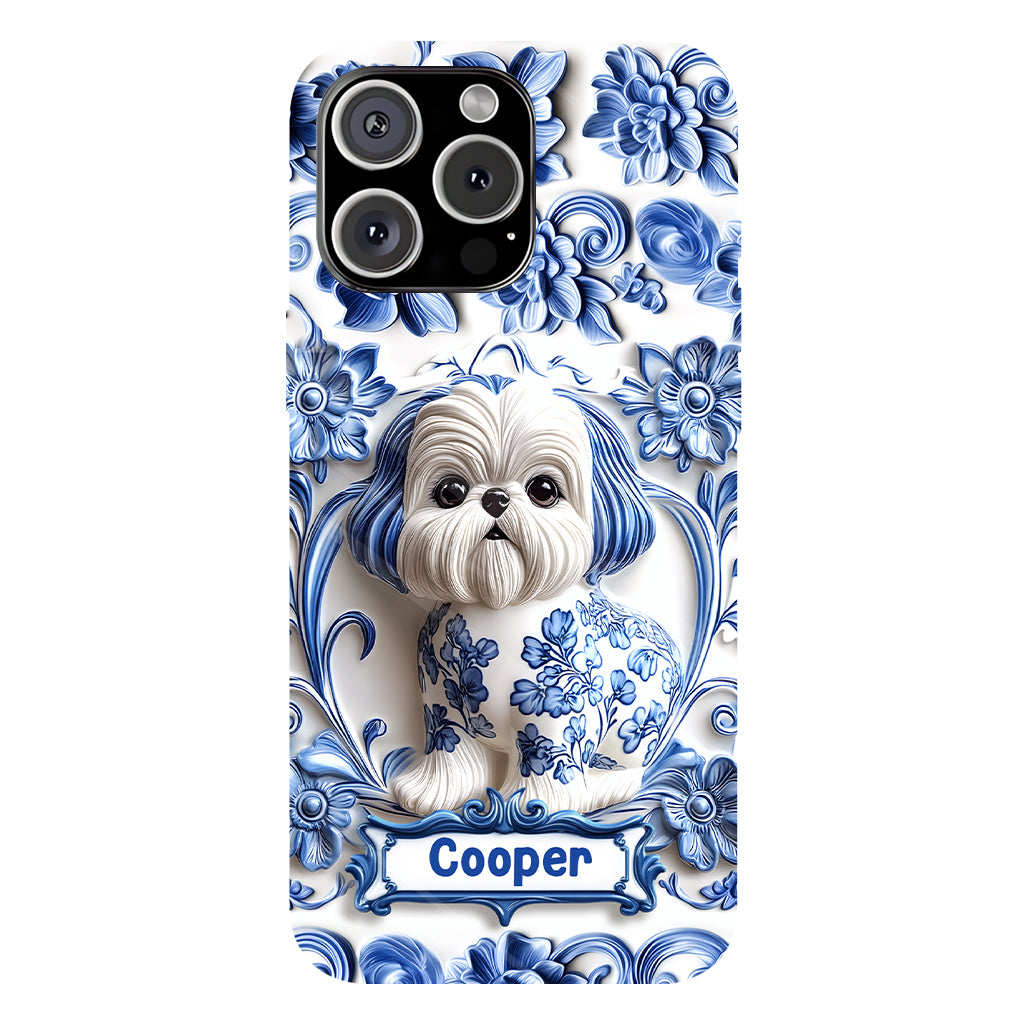 Cute Dog - Personalized Dog Full Print Phone Case