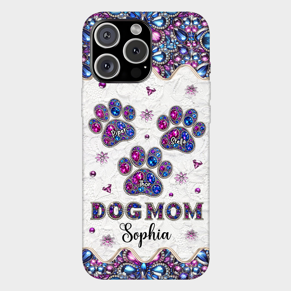 Maman de chien - Coque de téléphone personnalisée avec motif chien intégral