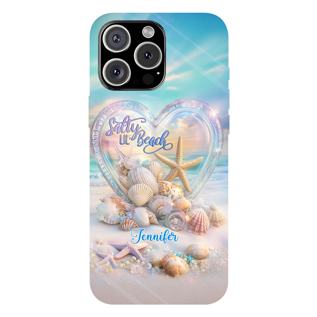 Salty Lil Beach - Coque de téléphone personnalisée pour amoureux de la mer avec impression intégrale