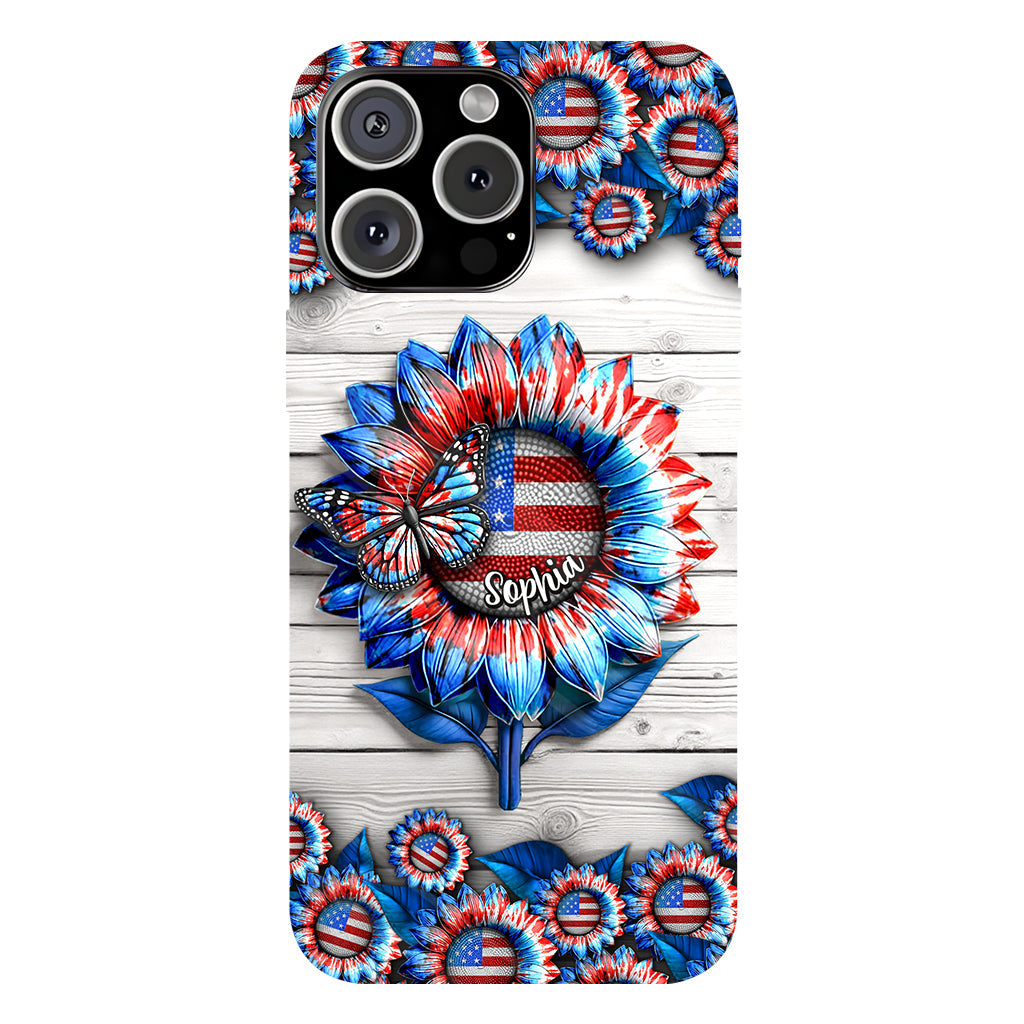 Love America - Personalized Independence Day/ 4th of July Full Print Phone Case