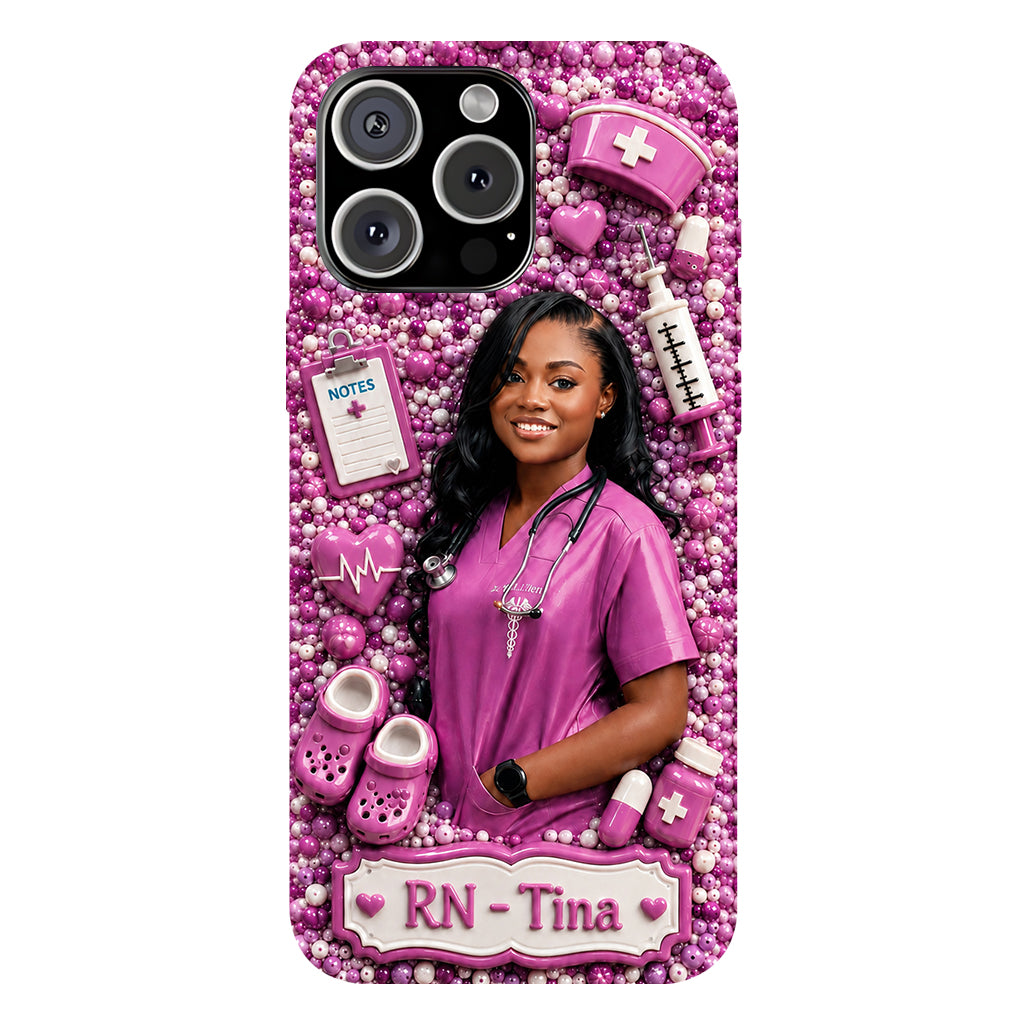 Love Being A Nurse - Personalized Nurse Full Print Phone Case
