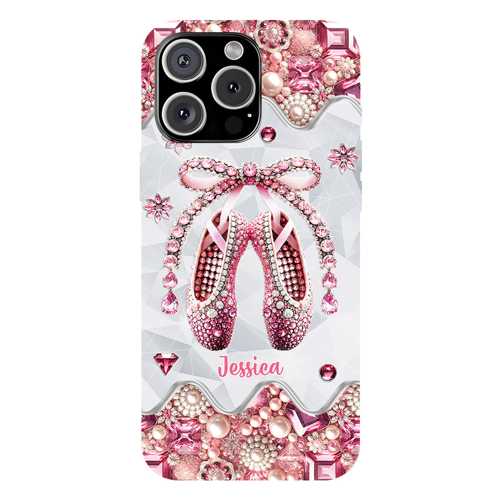 Coque de téléphone personnalisée Love Ballet - Impression intégrale sur le thème du ballet