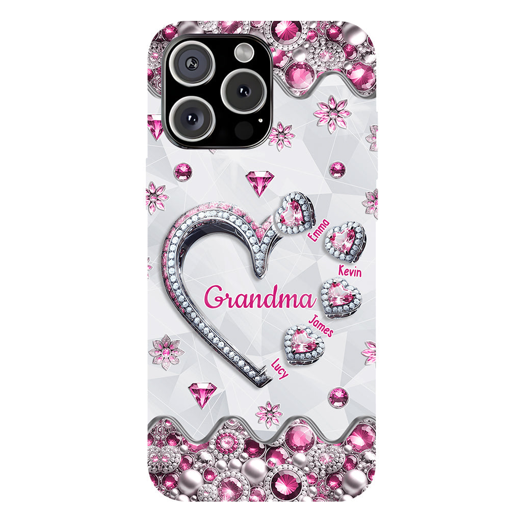 Cadeau pour grand-mère, maman… - Coque de téléphone personnalisée avec impression intégrale « Grand-mère »