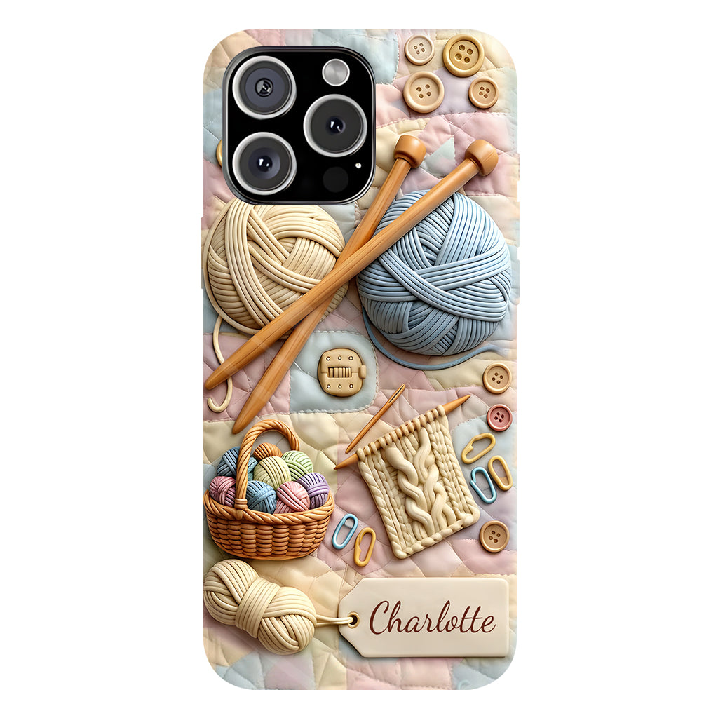 Coque de téléphone personnalisée « Couture » ​​avec imprimé intégral