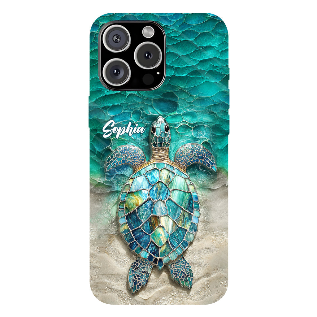 Sea Turtle Lovers - Personalized Turtle Full Print Phone Case