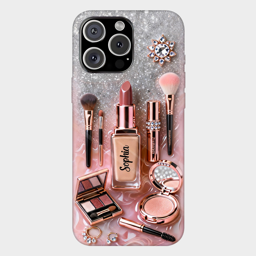 Maquilleuse fière - Coque de téléphone personnalisée avec impression intégrale - Maquillage