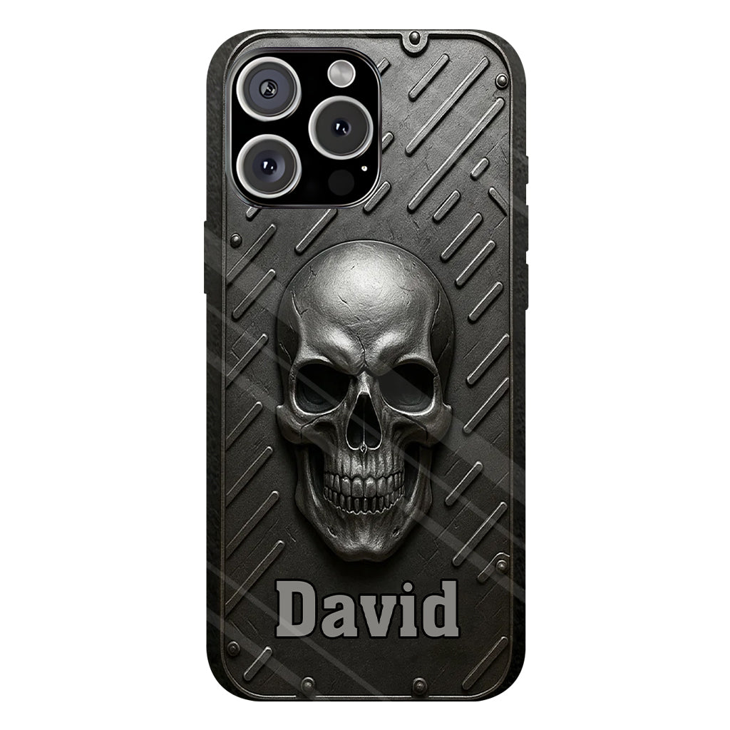 Hello Darkness - Personalized Skull Full Print Phone Case
