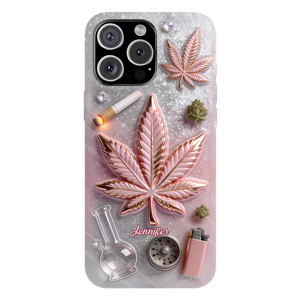 Coque de téléphone Magic Leaf - Motif cannabis personnalisé