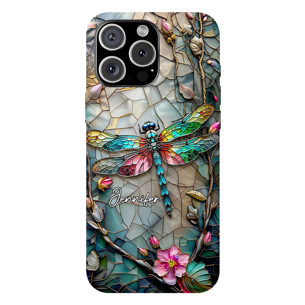 Love Dragonflies - Personalized Dragonfly Full Print Phone Case