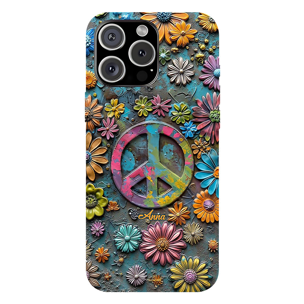Coque de téléphone personnalisée Hippie Soul - Motif hippie intégral
