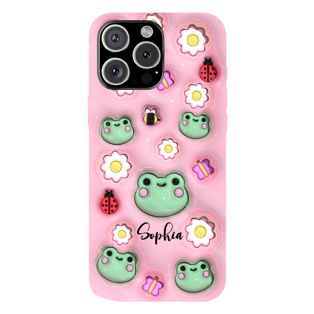 Coque de téléphone personnalisée « Grenouilles » - Motif grenouille intégral