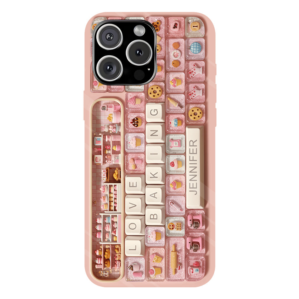 Coque de téléphone personnalisée « Passion Pâtisserie » avec motif intégral