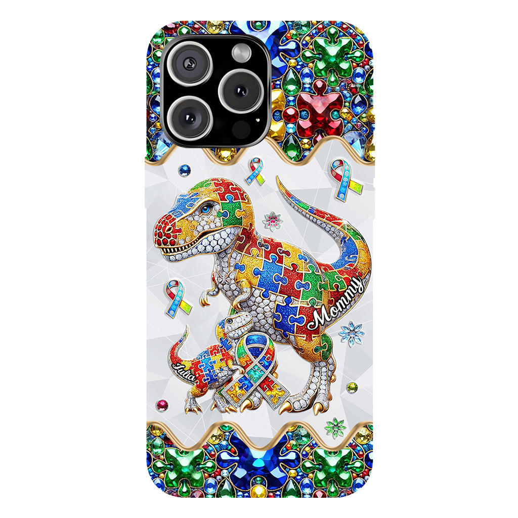 Strong Mama - Personalized Autism Awareness Full Print Phone Case