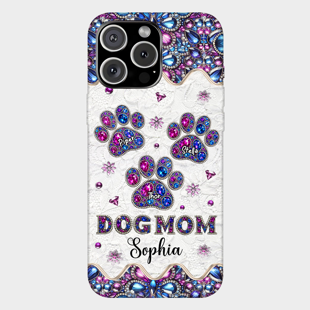 Maman de chien - Coque de téléphone personnalisée avec motif chien intégral