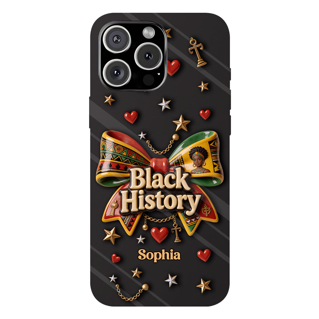 Black History Month - Personalized African American Full Print Phone Case