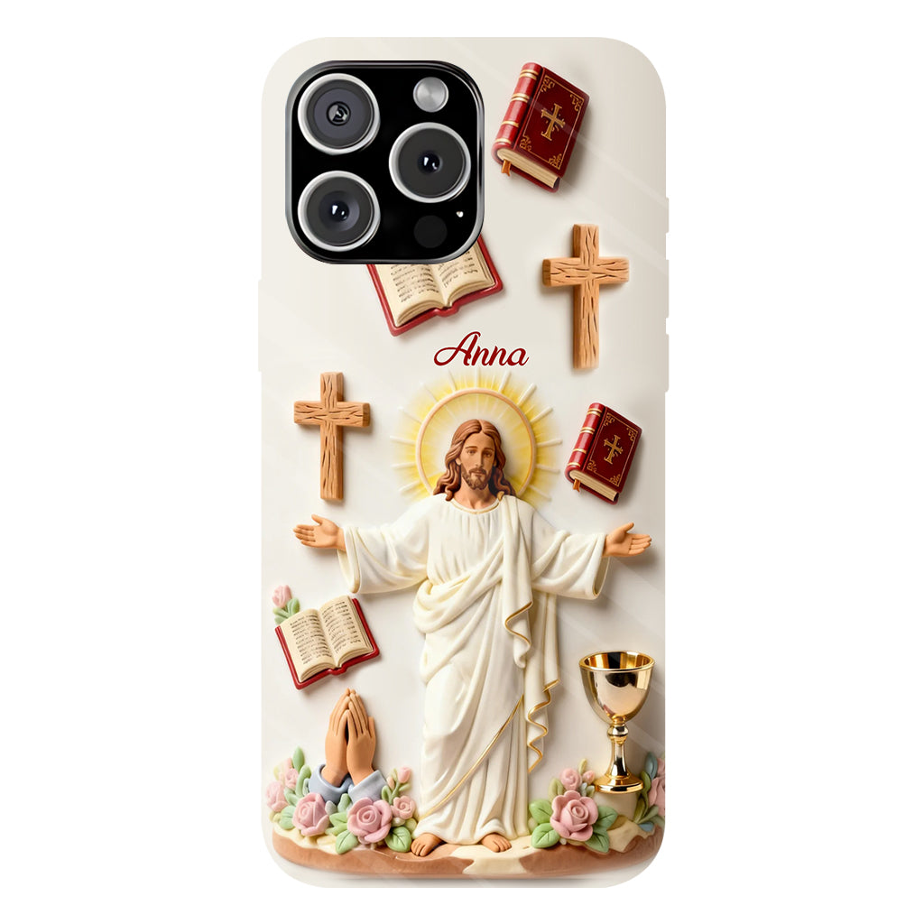 Faith Over Fear - Personalized Christian Full Print Phone Case