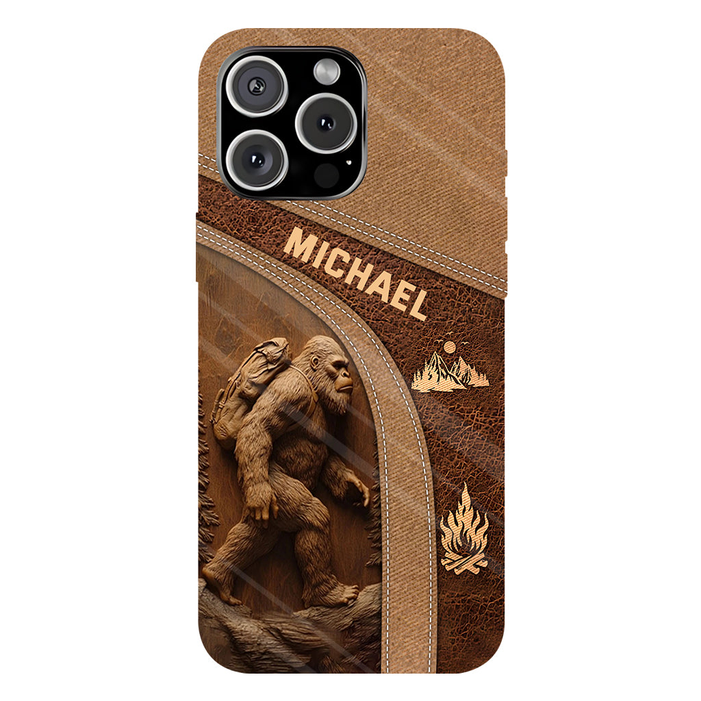 Sasquatch - Coque de téléphone personnalisée avec impression intégrale pour la randonnée
