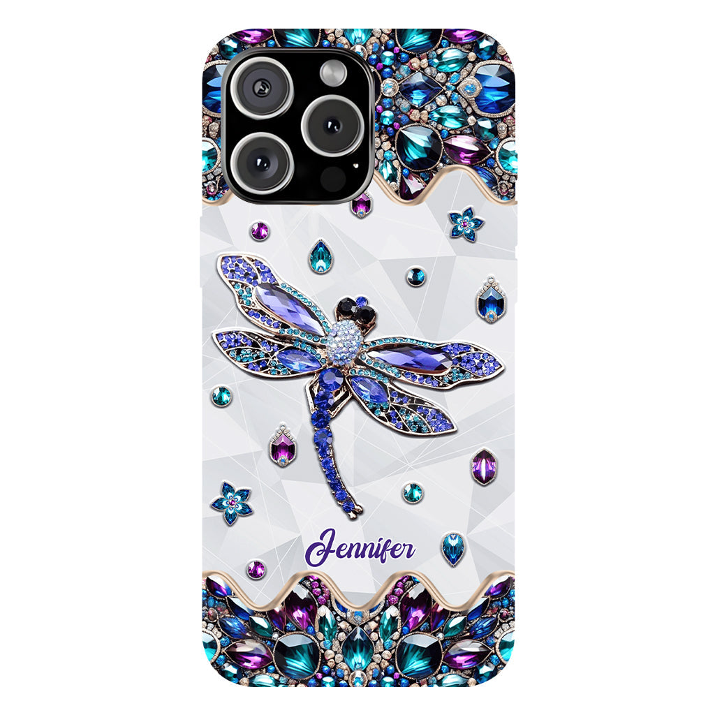 Love Dragonfly - Personalized Dragonfly Full Print Phone Case