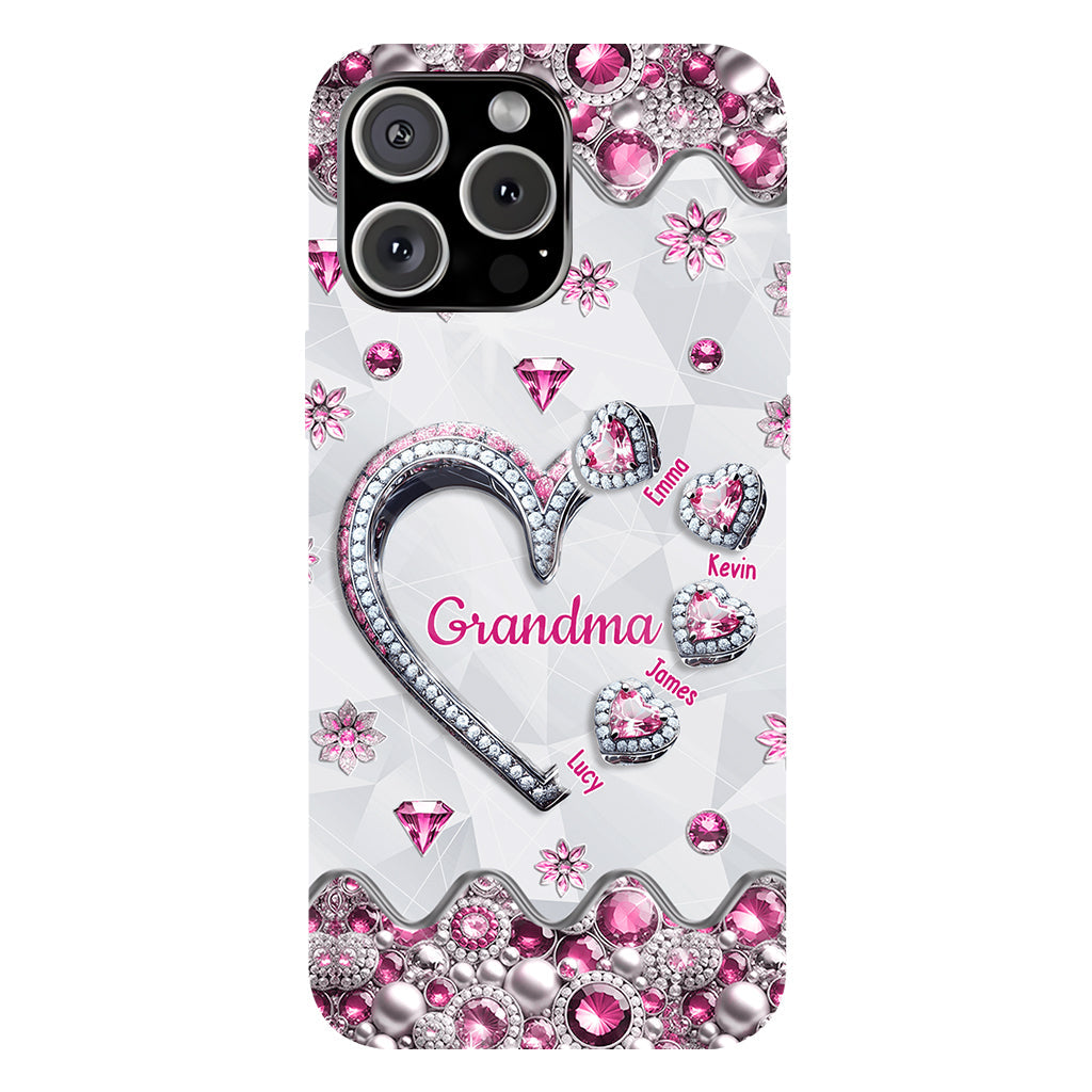 Cadeau pour grand-mère, maman… - Coque de téléphone personnalisée avec impression intégrale « Grand-mère »