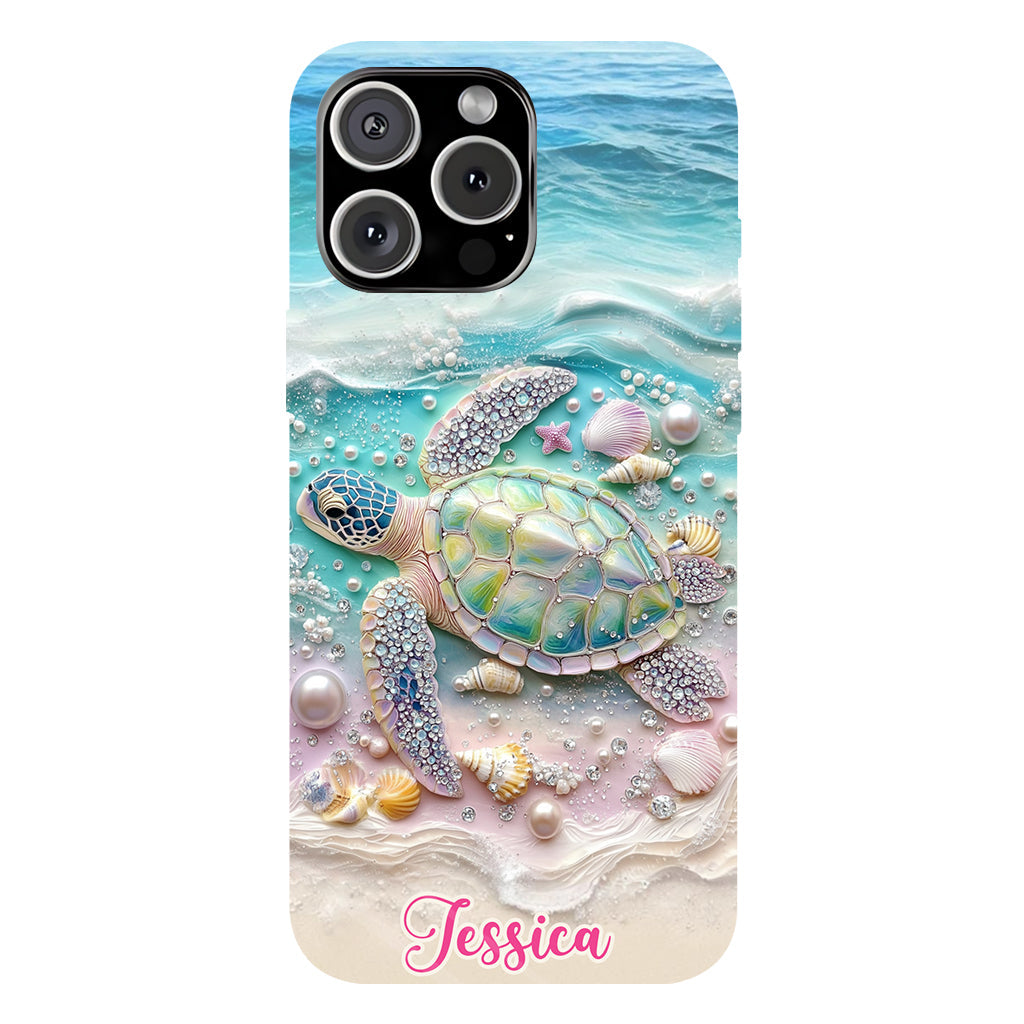 Love Turtles - Personalized Turtle Full Print Phone Case
