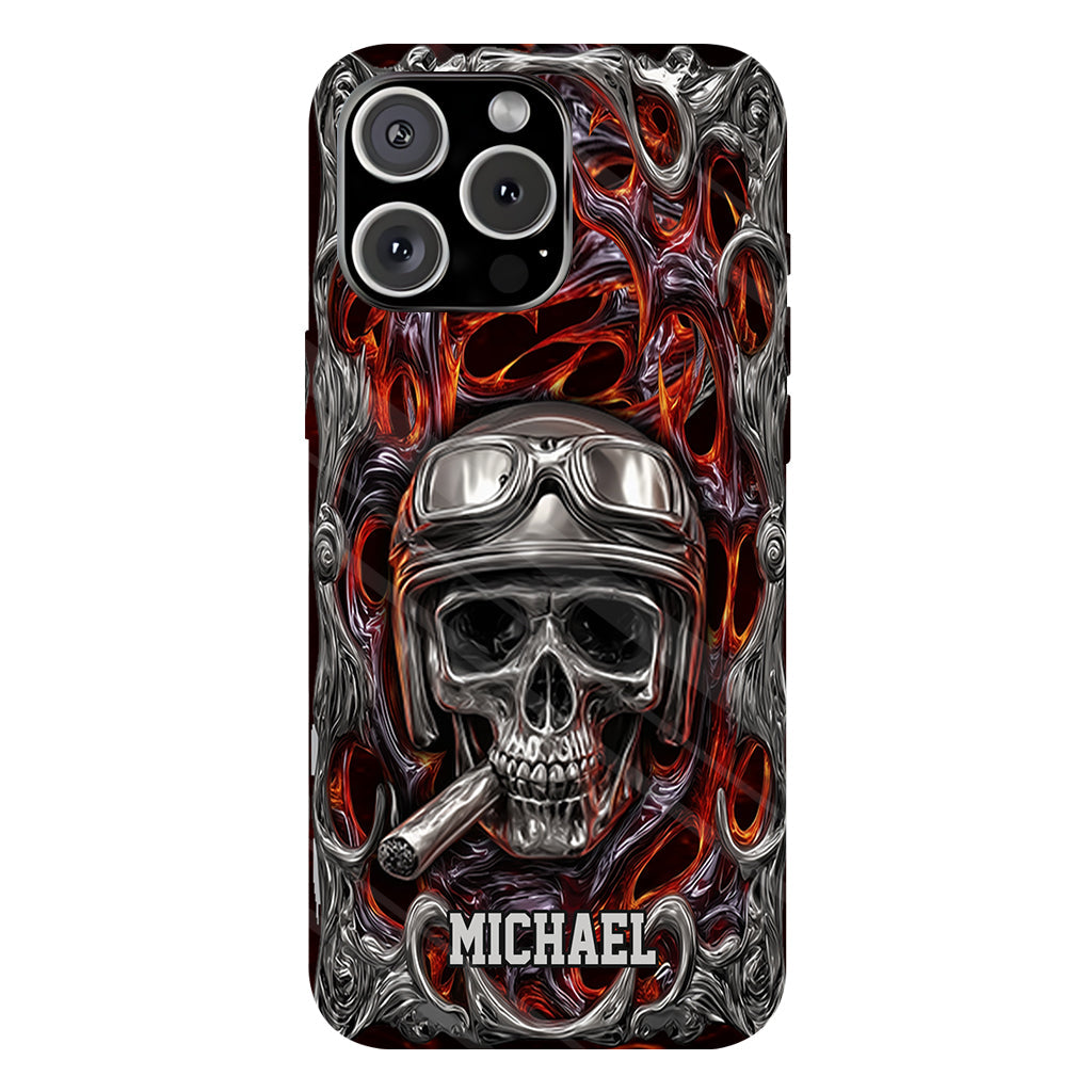Ride Or Die - Coque de téléphone personnalisée pour motard avec impression intégrale