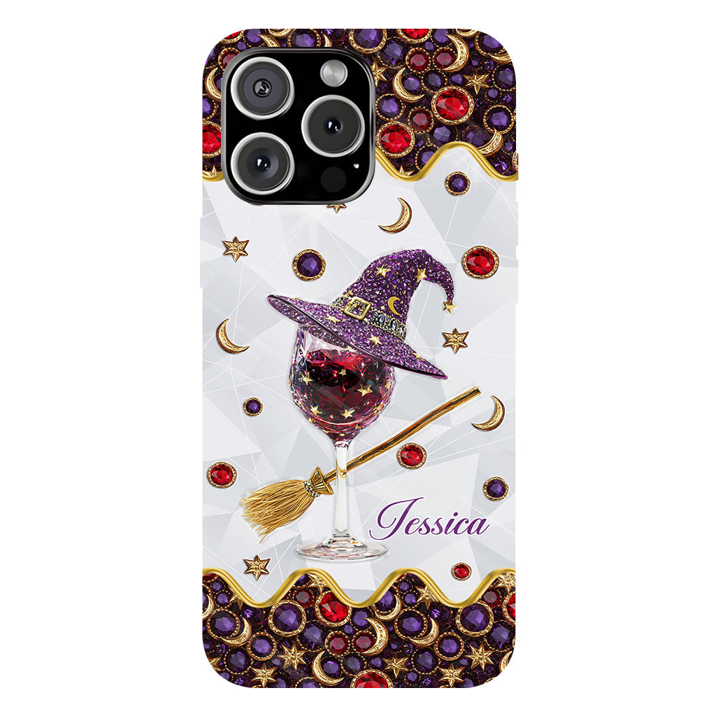 Wine Witch - Personalized Witch Full Print Phone Case