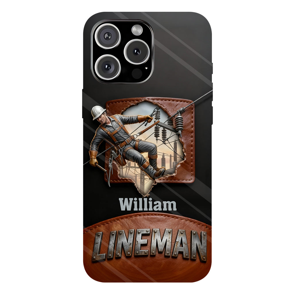 Cool Lineman - Personalized Lineman Full Print Phone Case