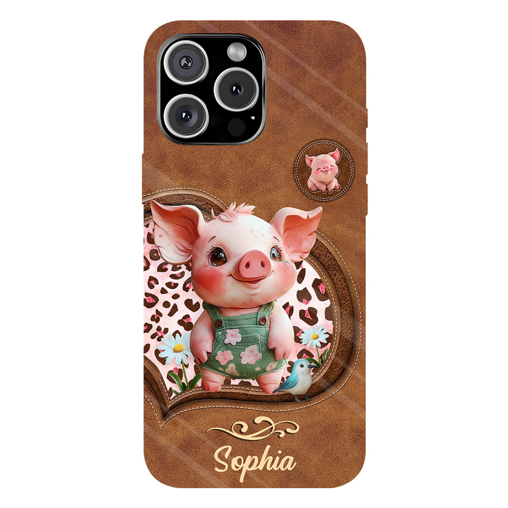 Cute Pig - Personalized Pig Lover Full Print Phone Case