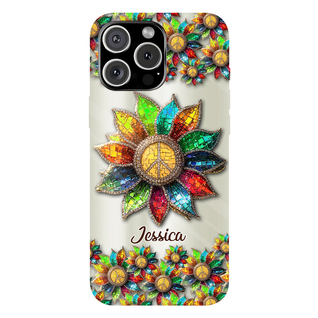 Coque de téléphone personnalisée Hippie Soul - Motif hippie intégral