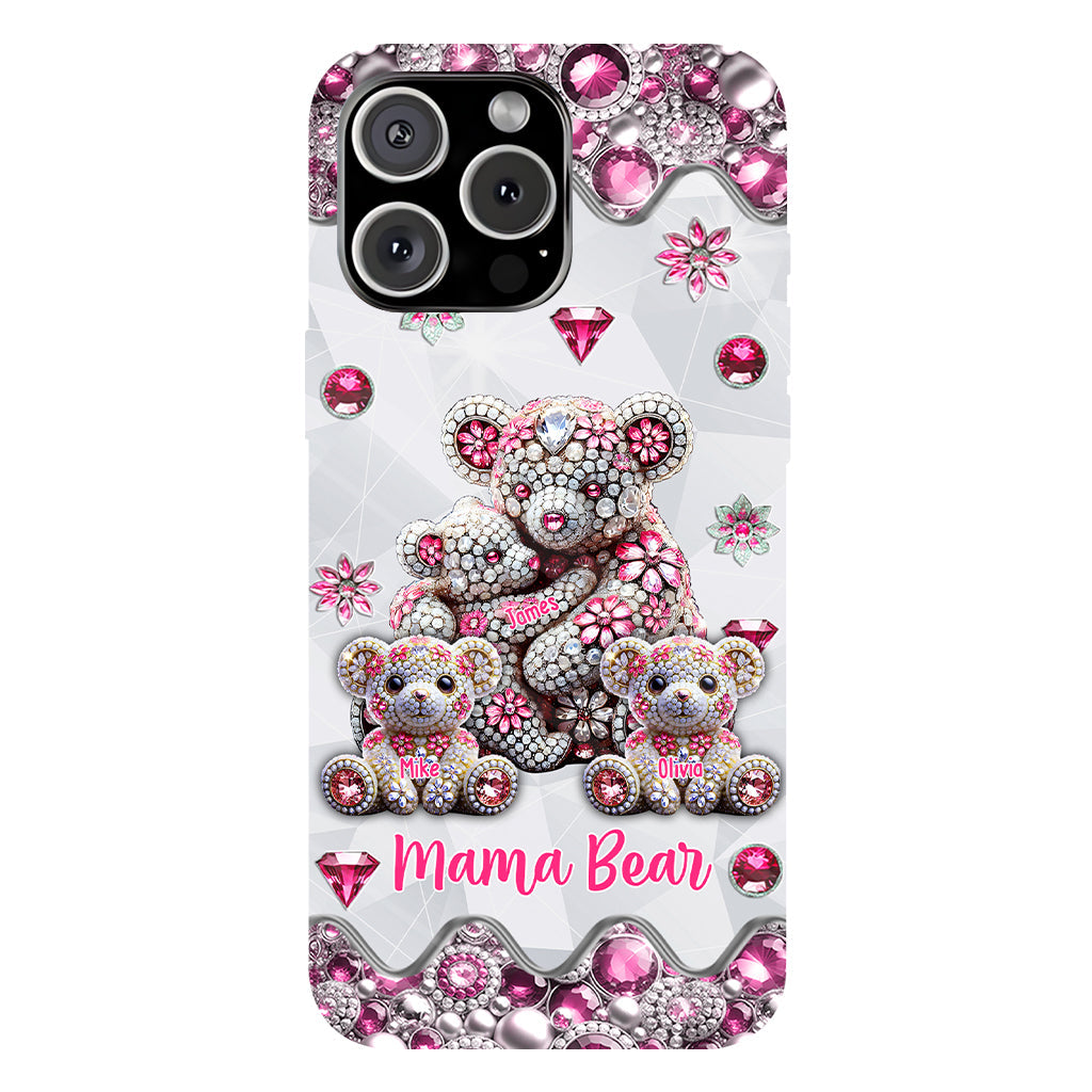 Mama Bear Gift For Mom, Grandma,.. - Personalized Mother Full Print Phone Case